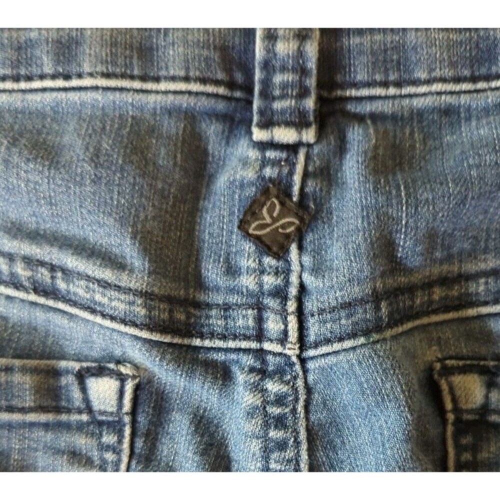 PrAna Organic Cotton Soma Slim Blue Jeans Womens 10/30 Stretch Denim Mid Rise - Picture 4 of 10